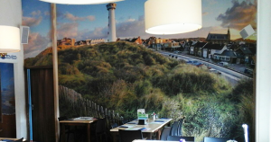 Folies Fotobehang echo reclame